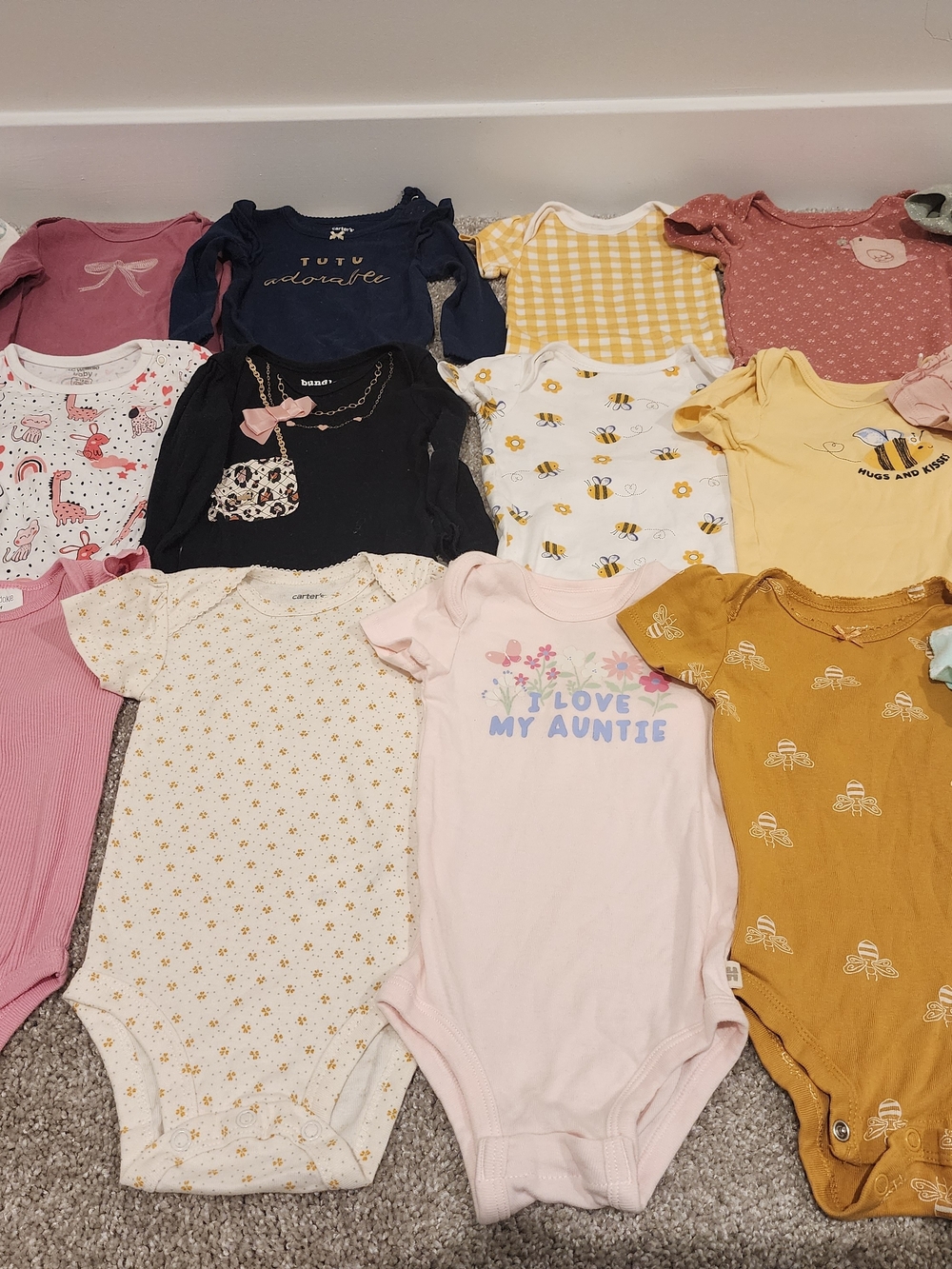 18-Piece Baby Girl Bundle (Size 6M) – Perfect everyday essentials bundle